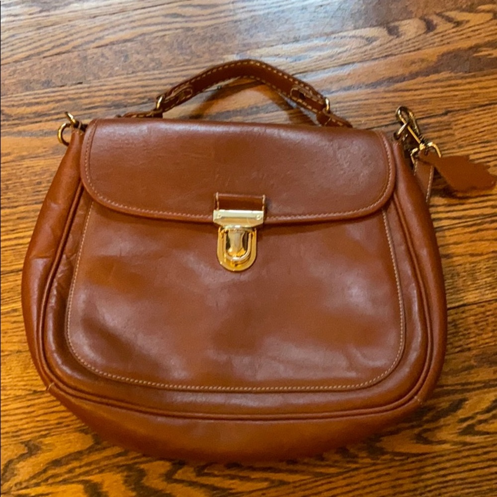 Roots leather purse genuine leather